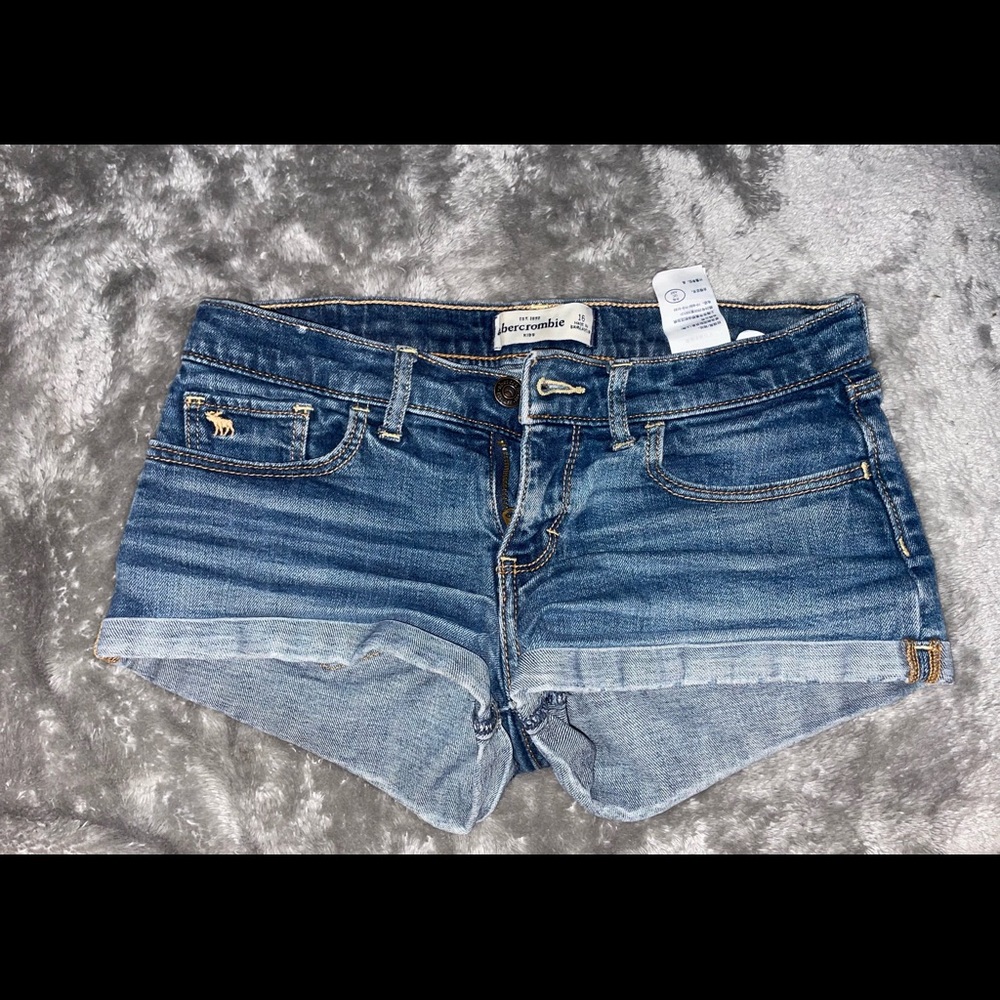 Abercrombie kids jean shorts